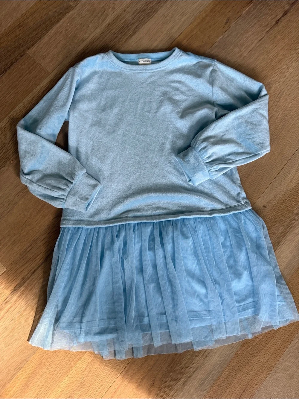 Crewcuts Blue Tulle Skirt Dress